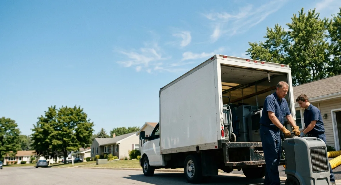 Water Damage Cleanup in Norman, IN near me
